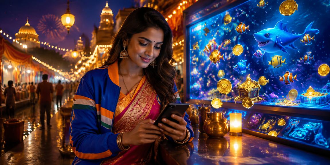 Night market in India symbolizing trusted online betting environment